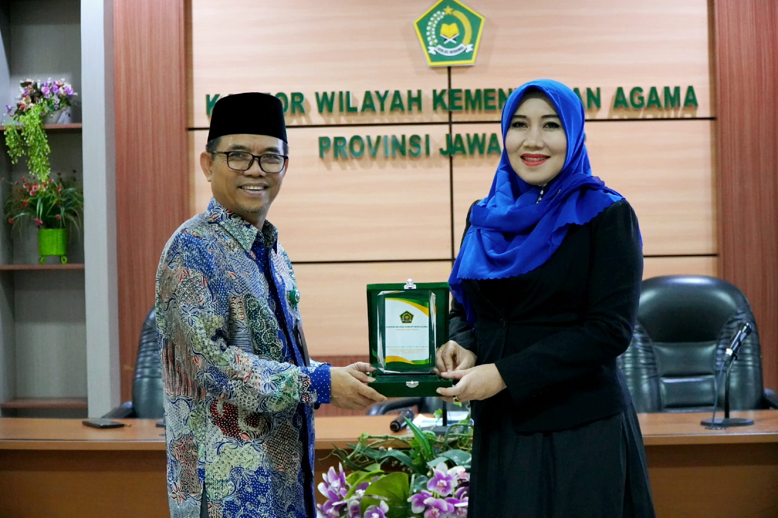 Lia Istifhama, melakukan kunjungan kerja dan audiensi dengan pihak Kementerian Agama (Kemenag) Jawa Timur.