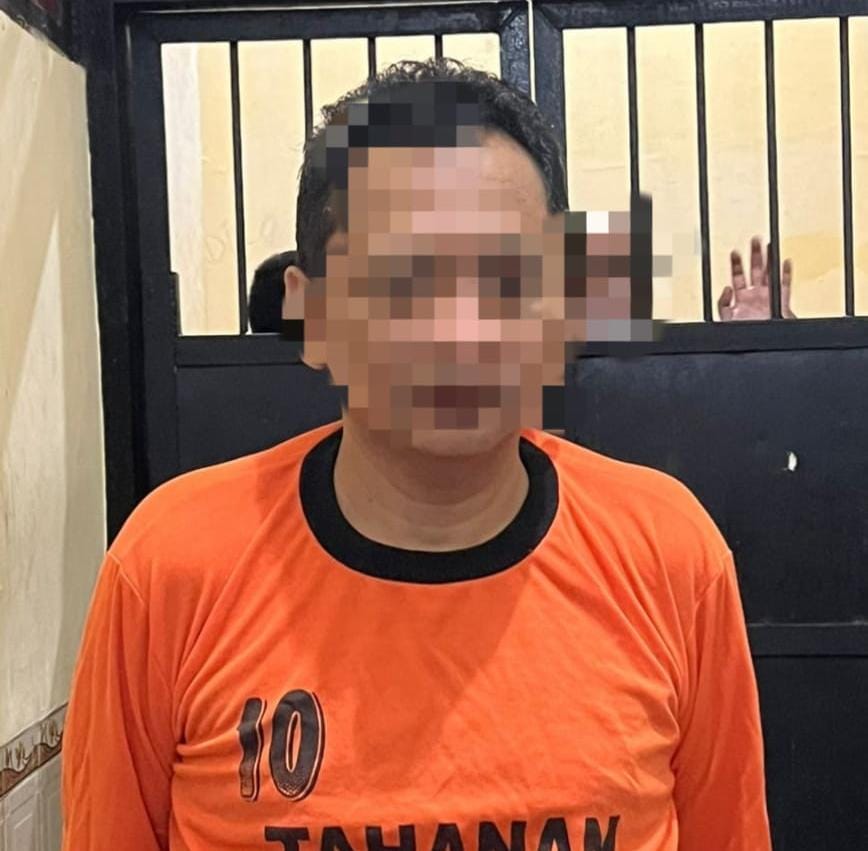 Pelaku penipuan usai di amankan polres Pamekasan (madurakita.id/)