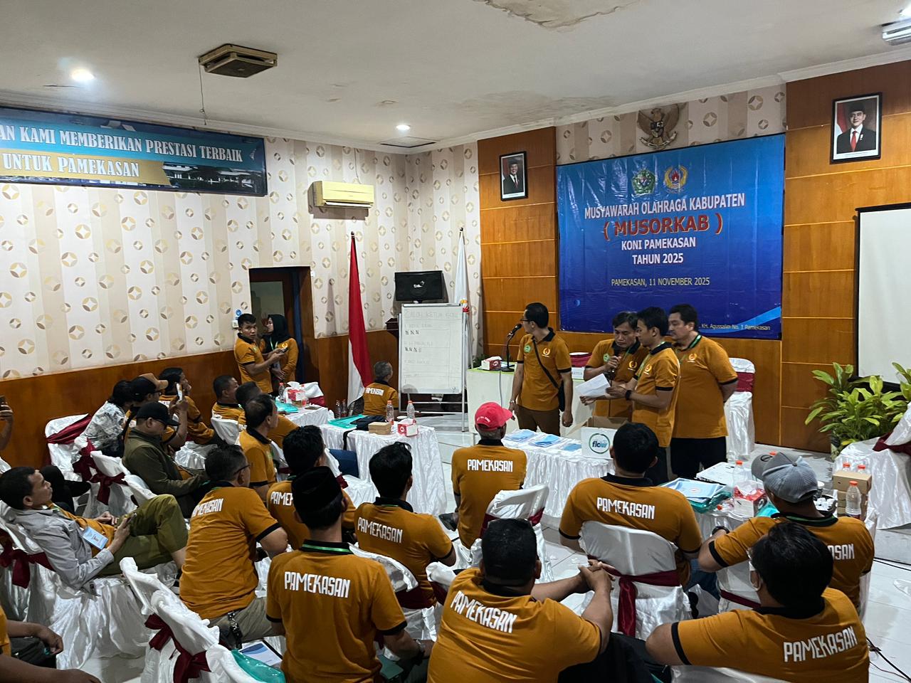 Musyawarah pemilihan ketua KONI Pamekasan (madurakita.id/)