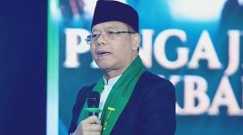 Utusan Presiden RI Mardiono saat memberikan sambutan (madurakita.id)