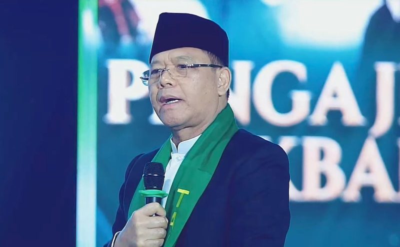 Utusan Presiden RI Mardiono saat memberikan sambutan (madurakita.id)